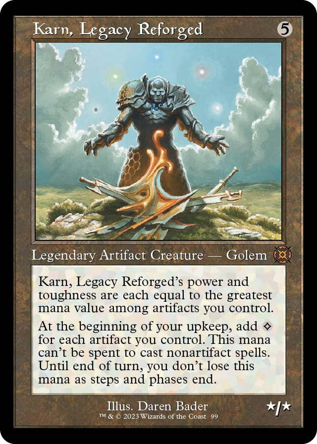 0099 Karn, Legacy Reforged (Retro Frame) M March of the Machine: The Aftermath