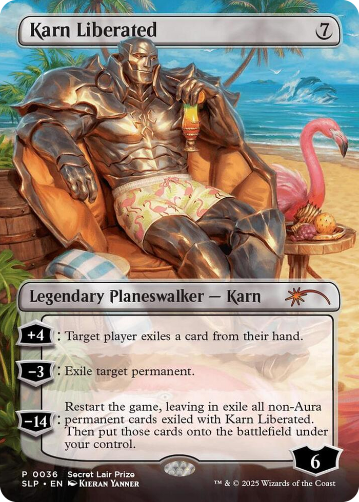 Karn Liberated #36 P - Secret Lair Showdown Pokemon card