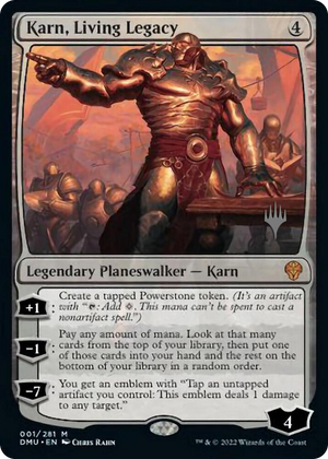 0001 Karn, Living Legacy M Promo Pack: Dominaria United