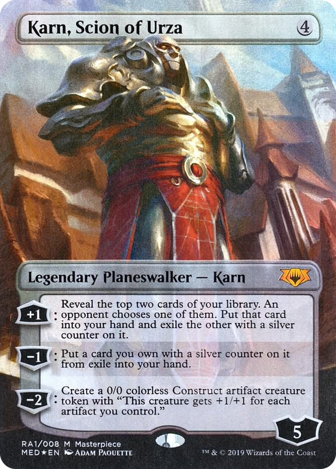 RA001 Karn, Scion of Urza M Mythic Edition: Ravnica Allegiance