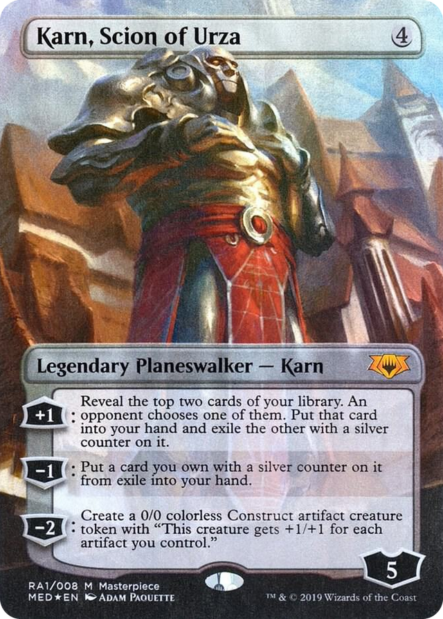 RA001 Karn, Scion of Urza M Mythic Edition: Ravnica Allegiance