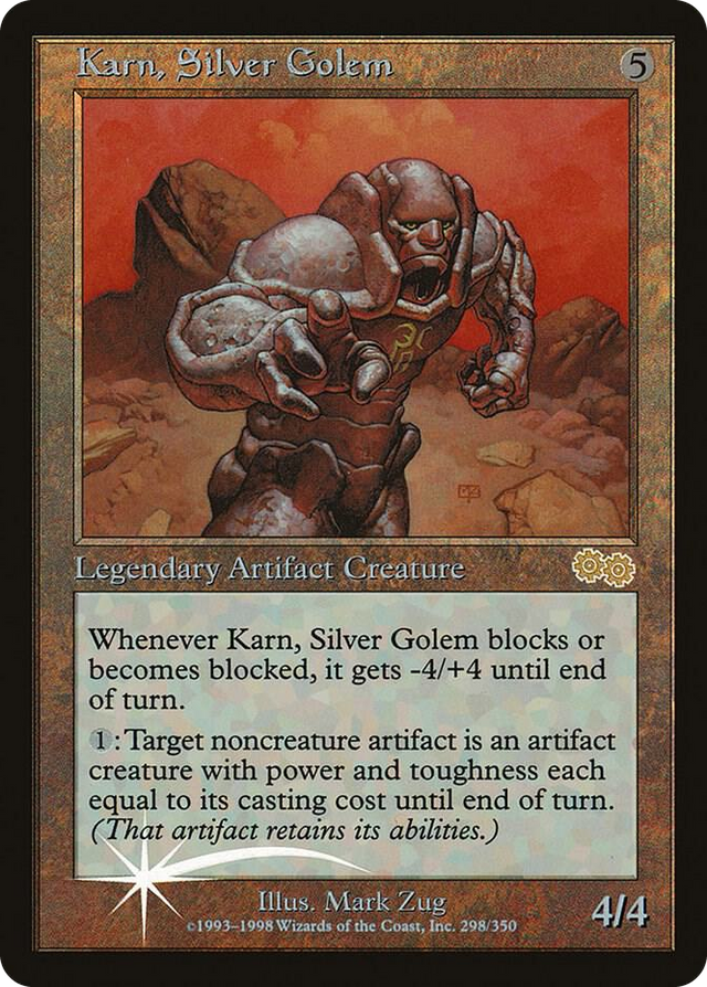 0298 Karn, Silver Golem P Arena Promos