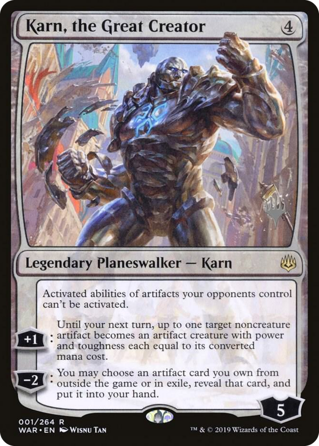 0001 Karn, the Great Creator R Promo Pack: Theros Beyond Death