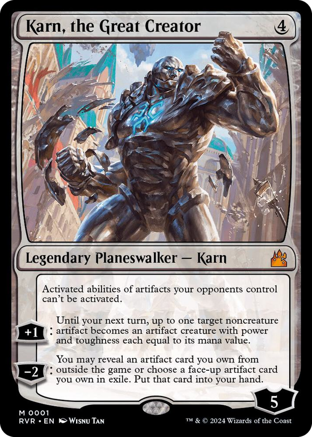 0001 Karn, the Great Creator M Ravnica Remastered