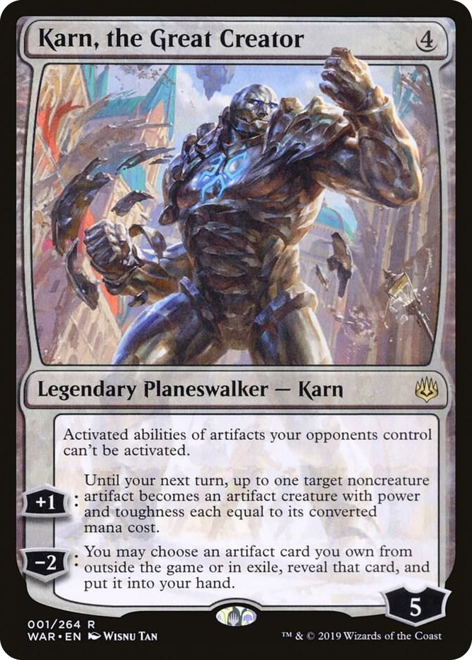 0001 Karn, the Great Creator R War of the Spark