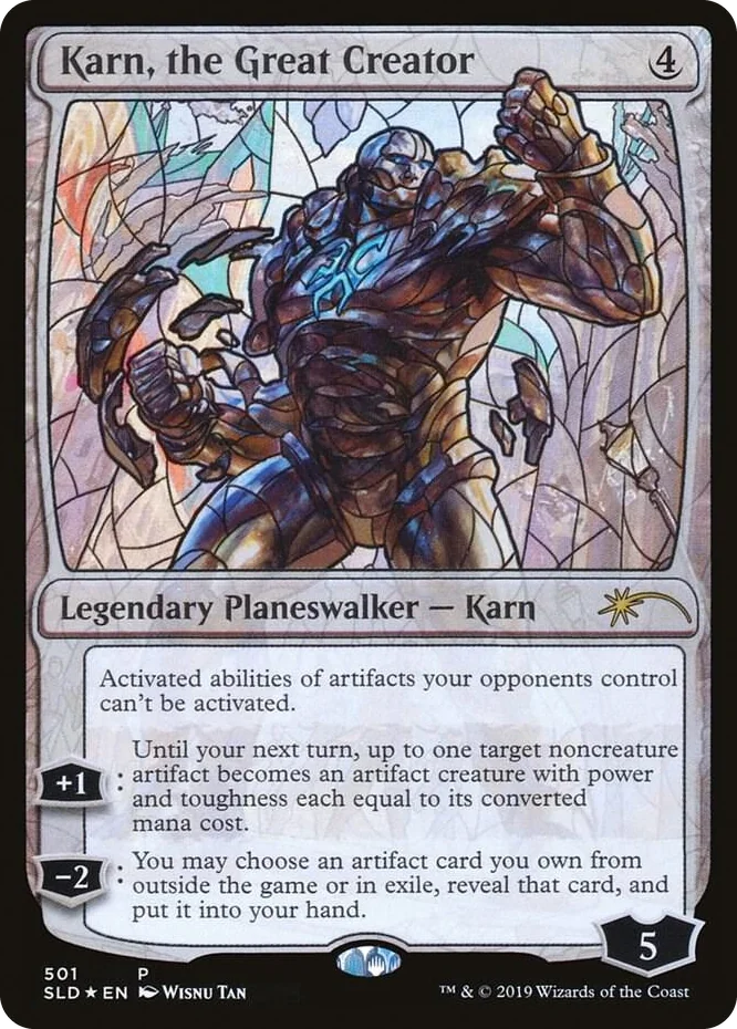 0501 Karn, the Great Creator (Stained Glass) P Secret Lair Drop Series