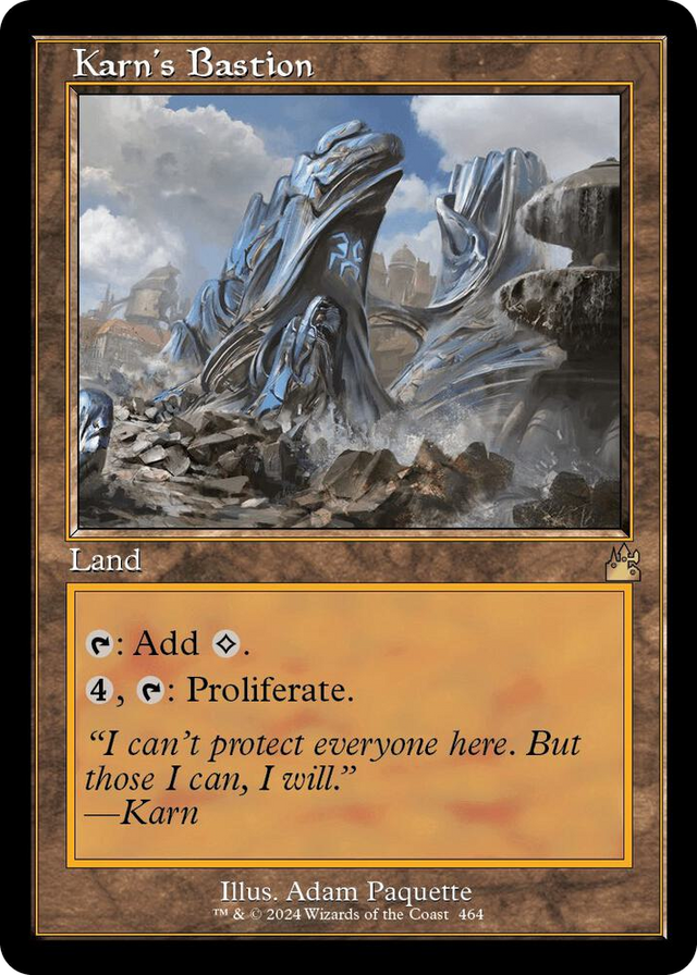 0464 Karn's Bastion (Retro Frame) R Ravnica Remastered