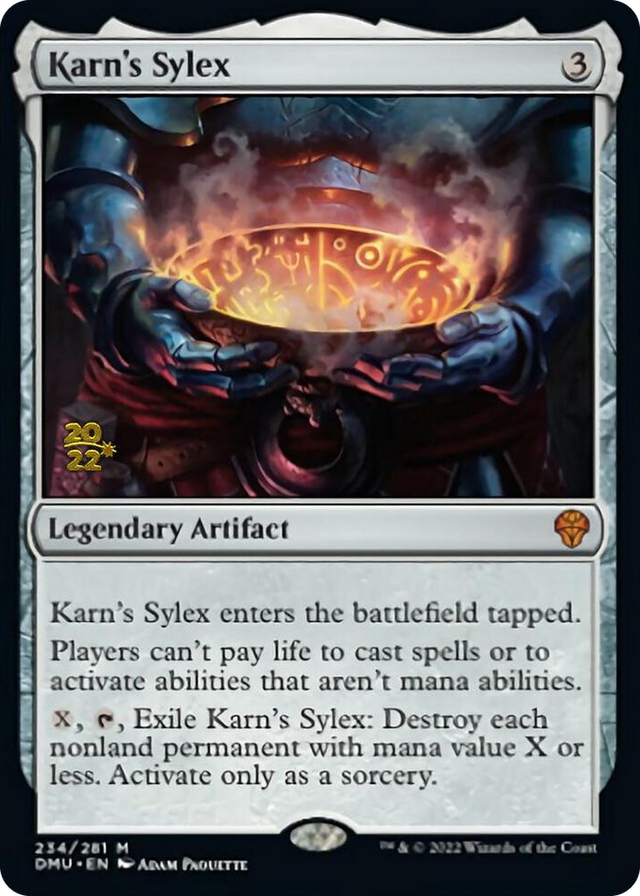 0234 Karn's Sylex M Prerelease Cards