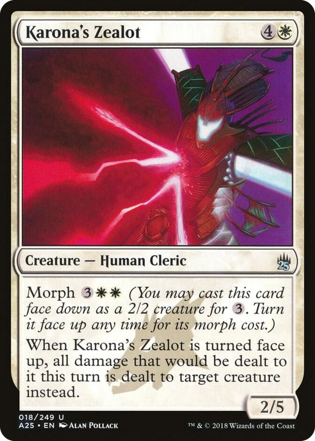 0018 Karona's Zealot U Masters 25
