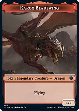 0017 Karox Bladewing Double-Sided Token T Starter Commander Decks