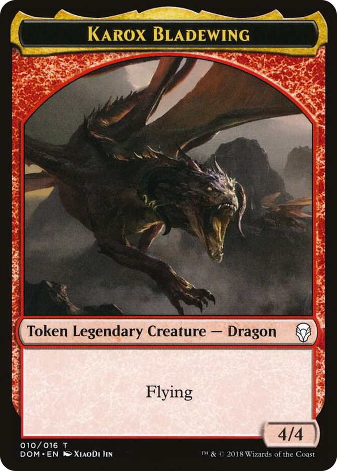 0010 Karox Bladewing Token T Dominaria