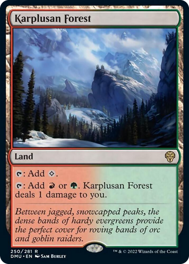 0250 Karplusan Forest R Dominaria United