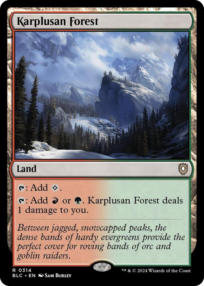 0314 Karplusan Forest R Commander: Bloomburrow