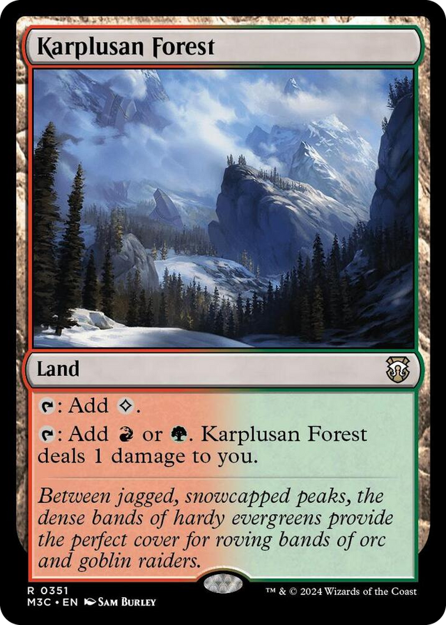 0351 Karplusan Forest R Commander: Modern Horizons 3