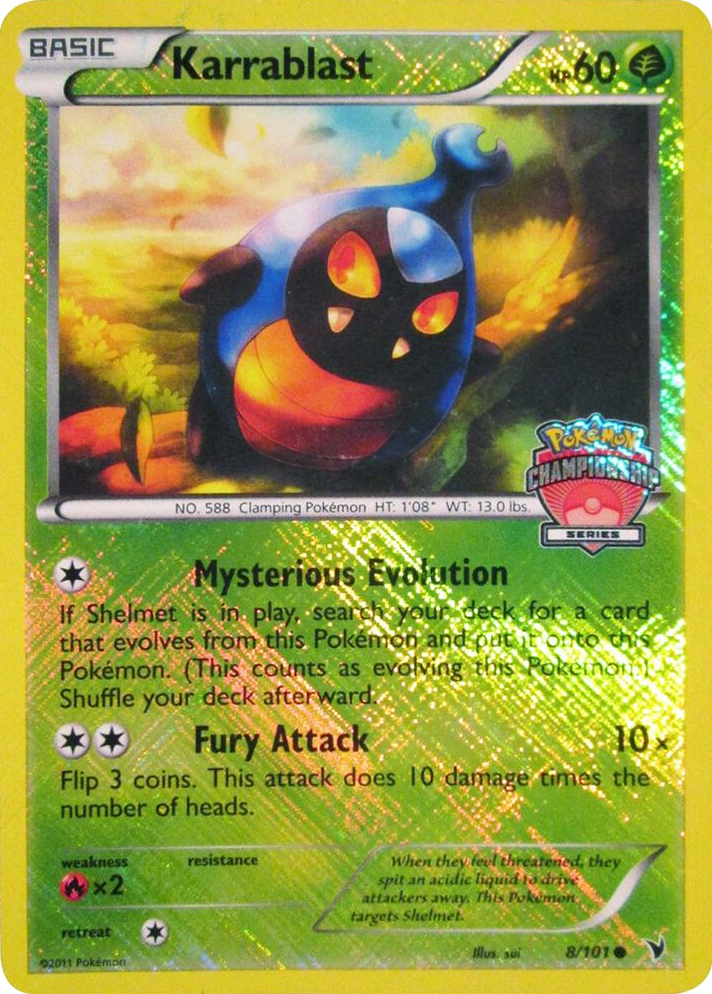 0008 Karrablast - 8/101 (Championship Series) Promo League & Championship Cards