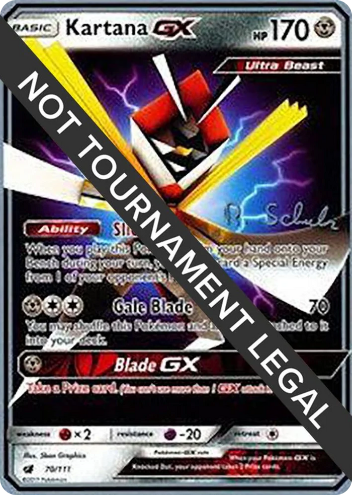 0070 Kartana GX - 2018 (Robin Schulz) Ultra Rare World Championship Decks