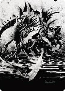 0070 Karumonix, the Rat King Art Card S Art Series: Phyrexia: All Will Be One