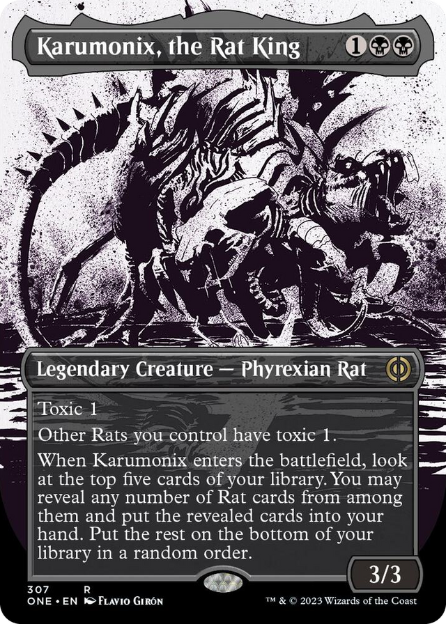 0307 Karumonix, the Rat King (Showcase) R Phyrexia: All Will Be One
