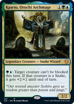 0221 Kaseto, Orochi Archmage M Commander 2021