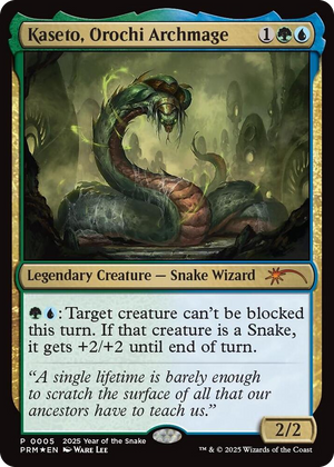 0005 Kaseto, Orochi Archmage (Year of the Snake 2025) P Standard Showdown Promos