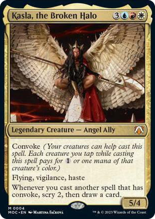 Kasla, the Broken Halo #4 M - Commander: March of the Machine Pokemon card