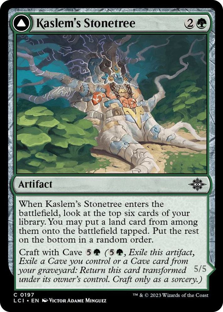 0197 Kaslem's Stonetree C The Lost Caverns of Ixalan