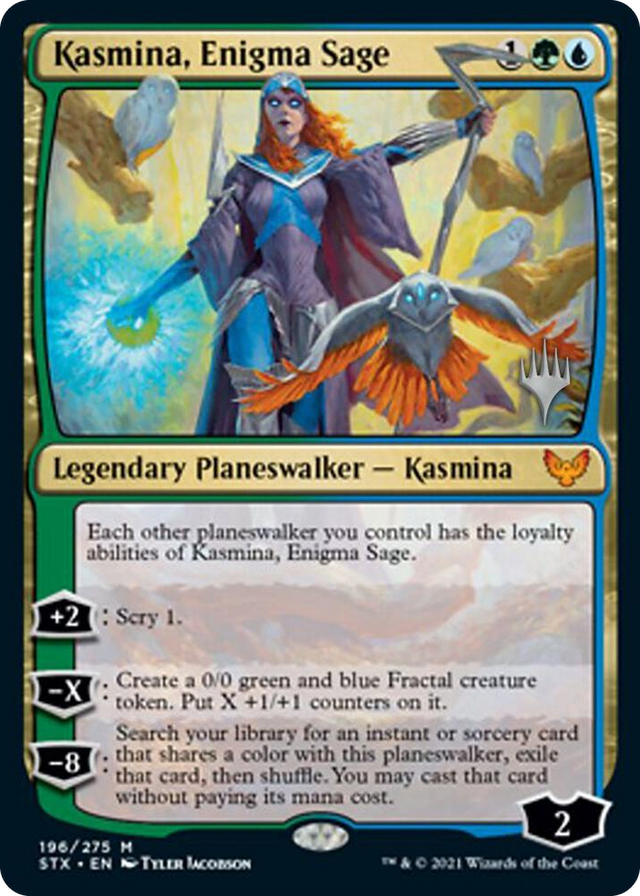 0196 Kasmina, Enigma Sage M Promo Pack: Strixhaven