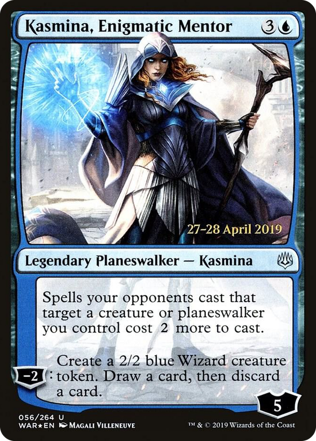 0056 Kasmina, Enigmatic Mentor U Prerelease Cards
