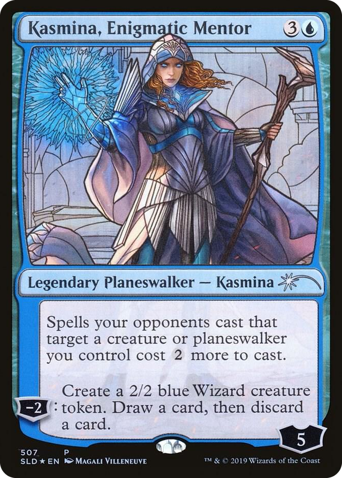 Kasmina, Enigmatic Mentor (Stained Glass) #507 P - Secret Lair Drop Series Pokemon card