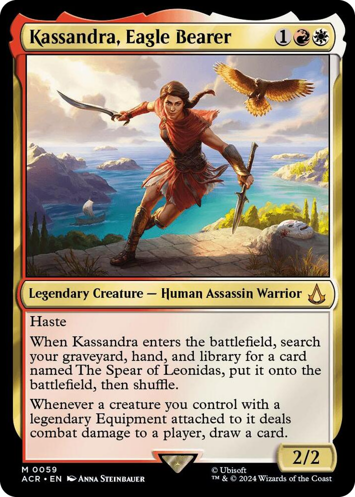 0059 Kassandra, Eagle Bearer M Universes Beyond: Assassin's Creed
