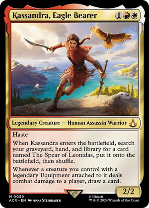 0059 Kassandra, Eagle Bearer M Universes Beyond: Assassin's Creed
