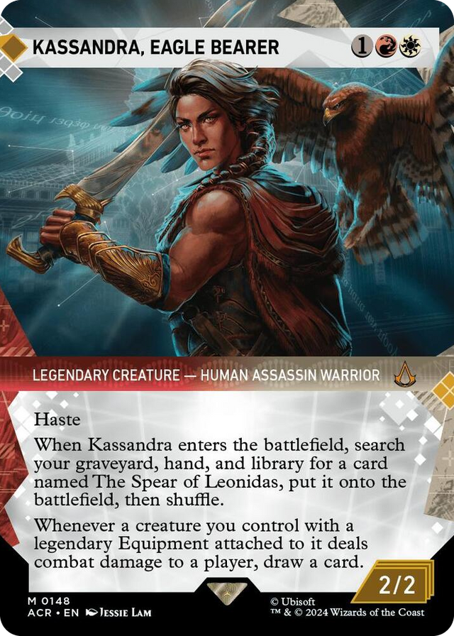 0148 Kassandra, Eagle Bearer (Showcase) M Universes Beyond: Assassin's Creed