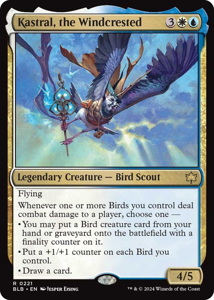 0221 Kastral, the Windcrested R Bloomburrow