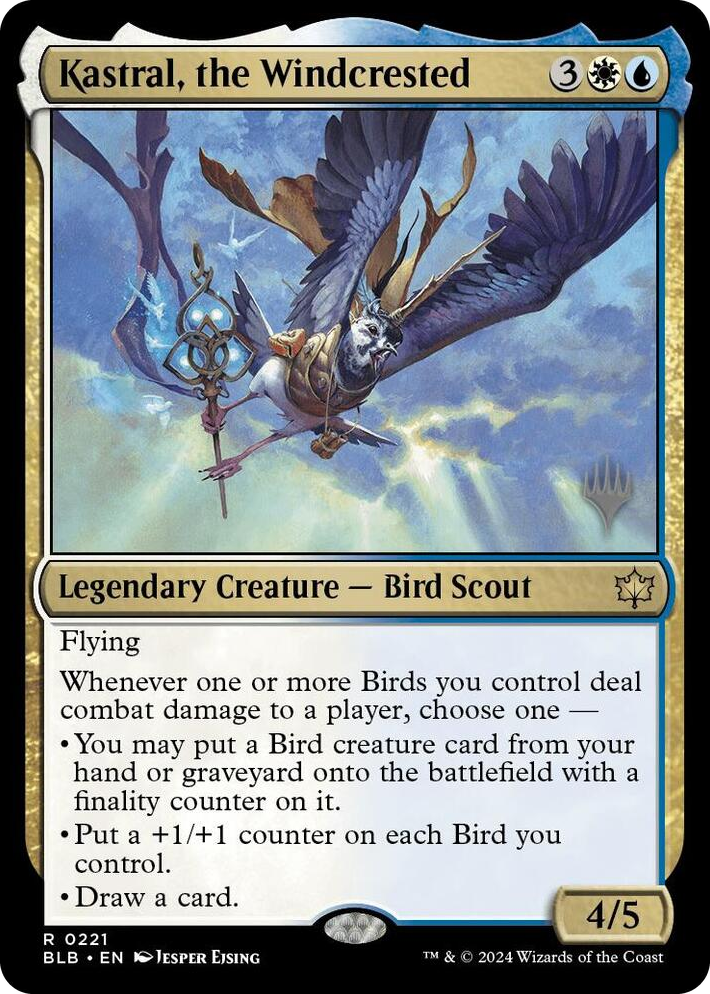 0221 Kastral, the Windcrested R Promo Pack: Bloomburrow