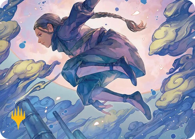 0029 Katara, Seeking Revenge Art Card (Gold-Stamped Planeswalker Symbol) S Art Series: Avatar: The Last Airbender
