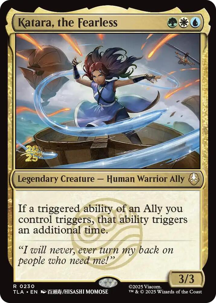 0230 Katara, the Fearless R Prerelease Cards