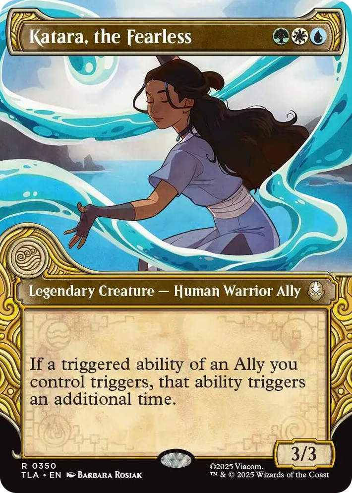 0350 Katara, the Fearless (Showcase) R The Last Airbender