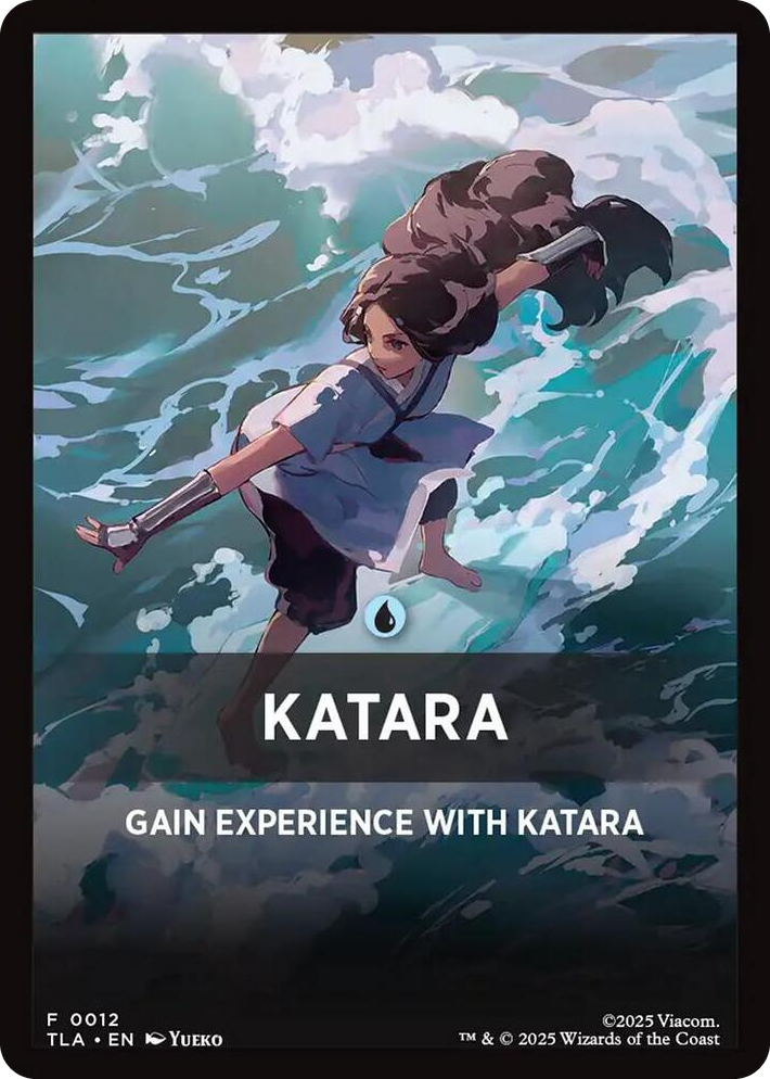 0012 Katara Theme Card T The Last Airbender