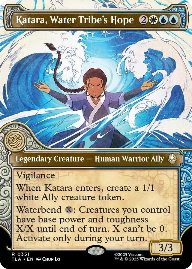 0351 Katara, Water Tribe's Hope (Showcase) R The Last Airbender