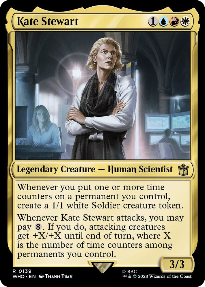 0139 Kate Stewart R Universes Beyond: Doctor Who