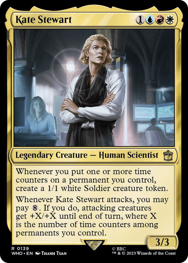 0139 Kate Stewart R Universes Beyond: Doctor Who