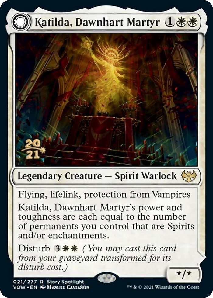 Katilda, Dawnhart Martyr #21 R - Prerelease Cards Pokemon card
