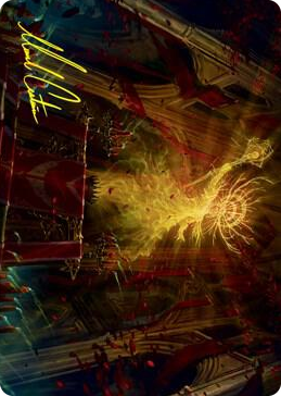 0014 Katilda, Dawnhart Martyr Art Card (Gold-Stamped Signature) S Art Series: Innistrad: Crimson Vow