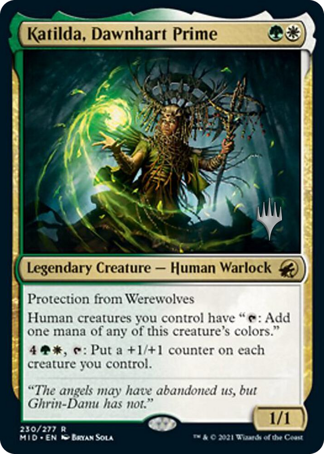 0230 Katilda, Dawnhart Prime R Promo Pack: Innistrad: Midnight Hunt