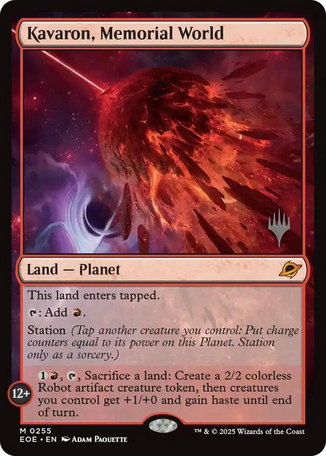 0255 Kavaron, Memorial World M Promo Pack: Edge of Eternities