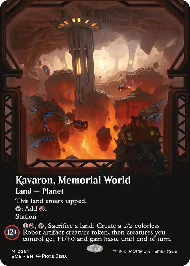 0281 Kavaron, Memorial World (Borderless) M Edge of Eternities