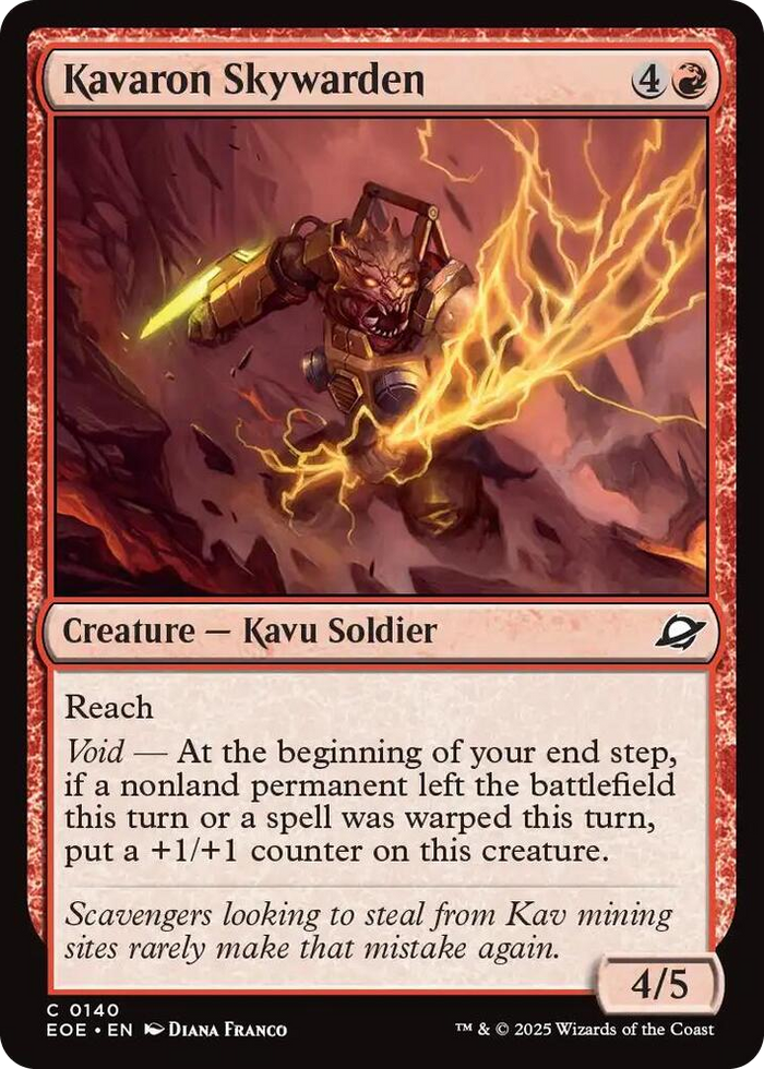 Kavaron Skywarden #140 C - Edge of Eternities Pokemon card