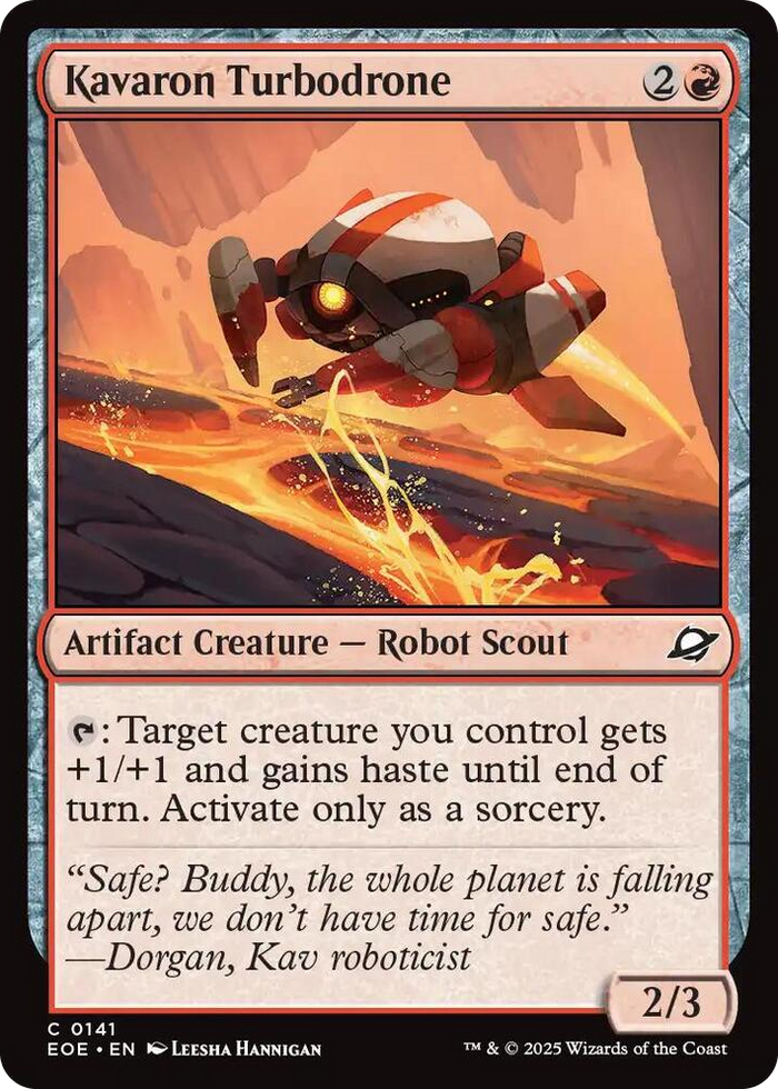 Kavaron Turbodrone #141 C - Edge of Eternities Pokemon card