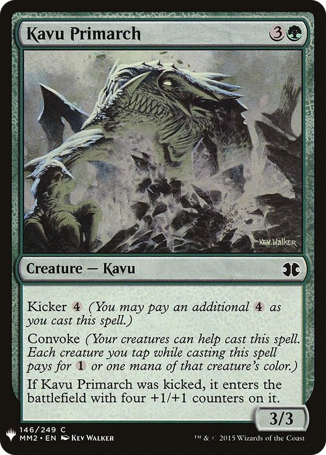 Kavu Primarch #146 C - The List Reprints Pokemon card