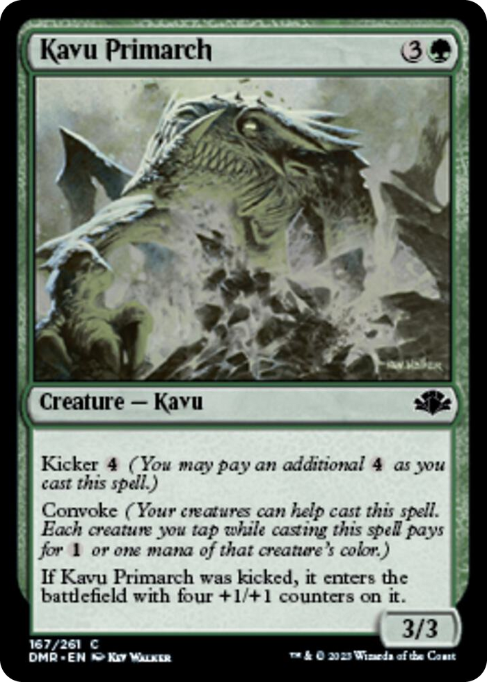 Kavu Primarch #167 C - Dominaria Remastered Pokemon card